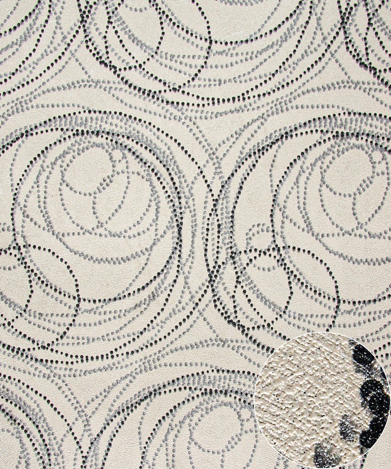 PVC Vinyl Wallpaper Modern 3D Design Waterproof Wall Paper for Home Decor