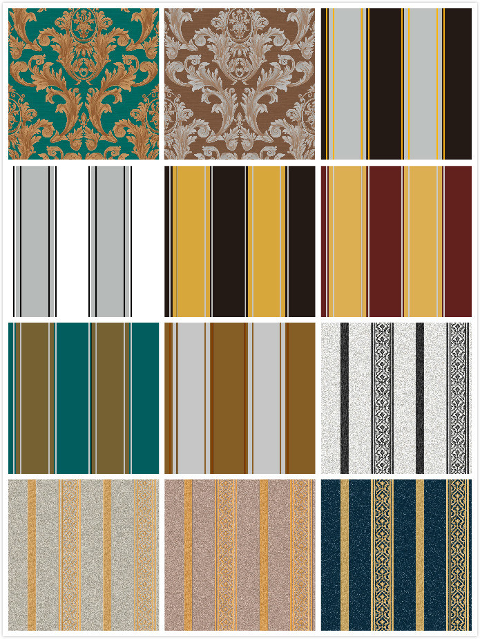 High Quality PVC Wallpaper Vinyl 3D Wall Paper for Home Decoration