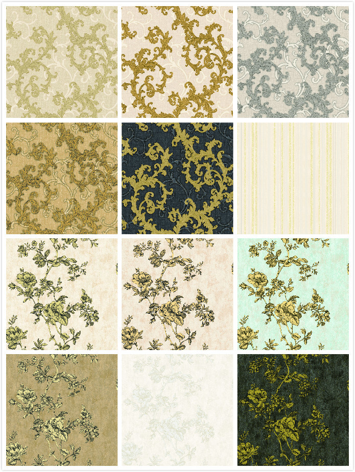 PVC Vinyl Wallpaper Hot Selling Wall Paper Luxury for Home Decoration