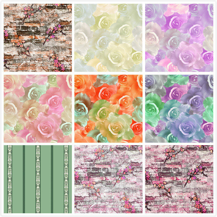 PVC Wallpaper Hot Selling Vinyl 106 Wall Paper for Home Decor