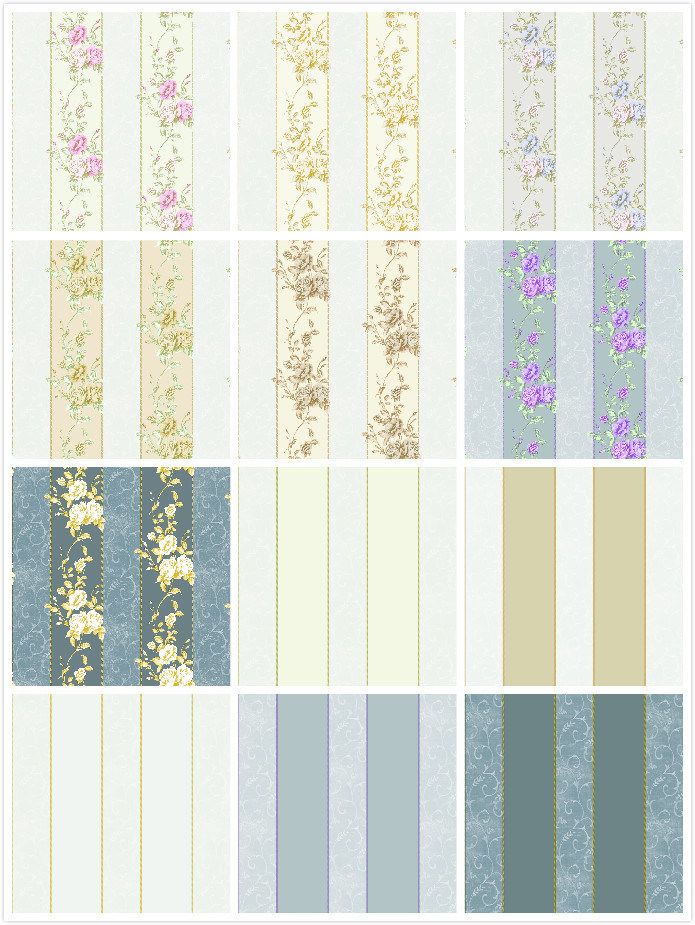 PVC Wallpaper Hot Selling Vinyl 106 Wall Paper for Home Decor