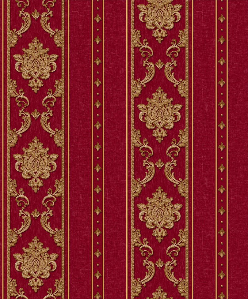 PVC Wallpaper Vinyl 3D Wallpaper Luxury Damask Wallpaper for Home Decor