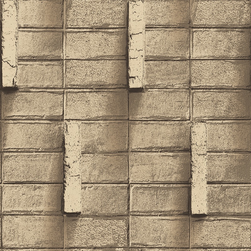 New PVC High Quality Wallpaper Modern Bricks Design