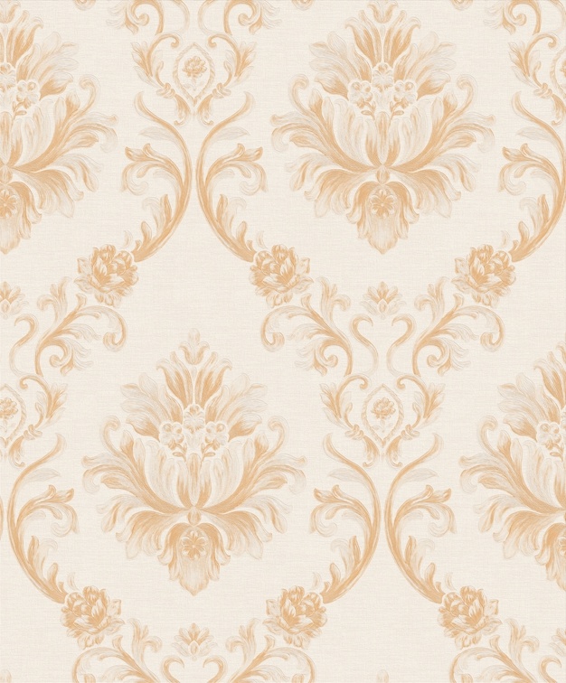 New PVC High Quality Wallpaper Damask Design