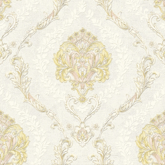 New PVC High Quality Wallpaper Deep Embossing Europe Design