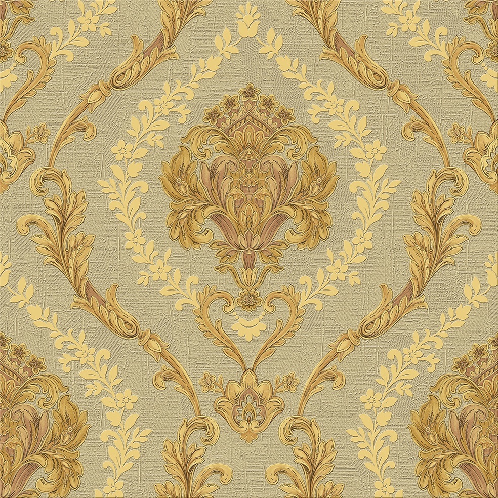 New PVC High Quality Wallpaper Deep Embossing Europe Design