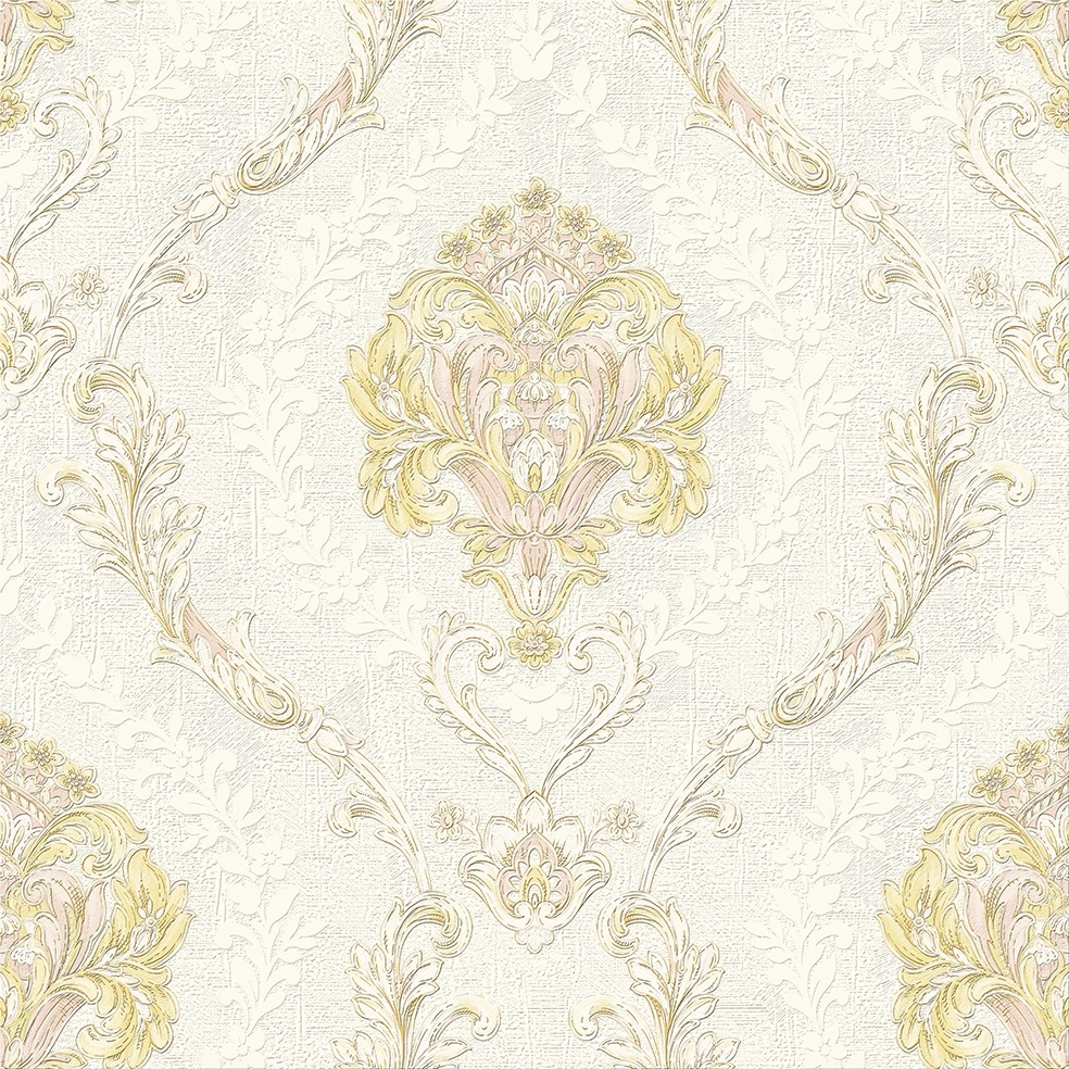 New PVC High Quality Wallpaper Deep Embossing Europe Design