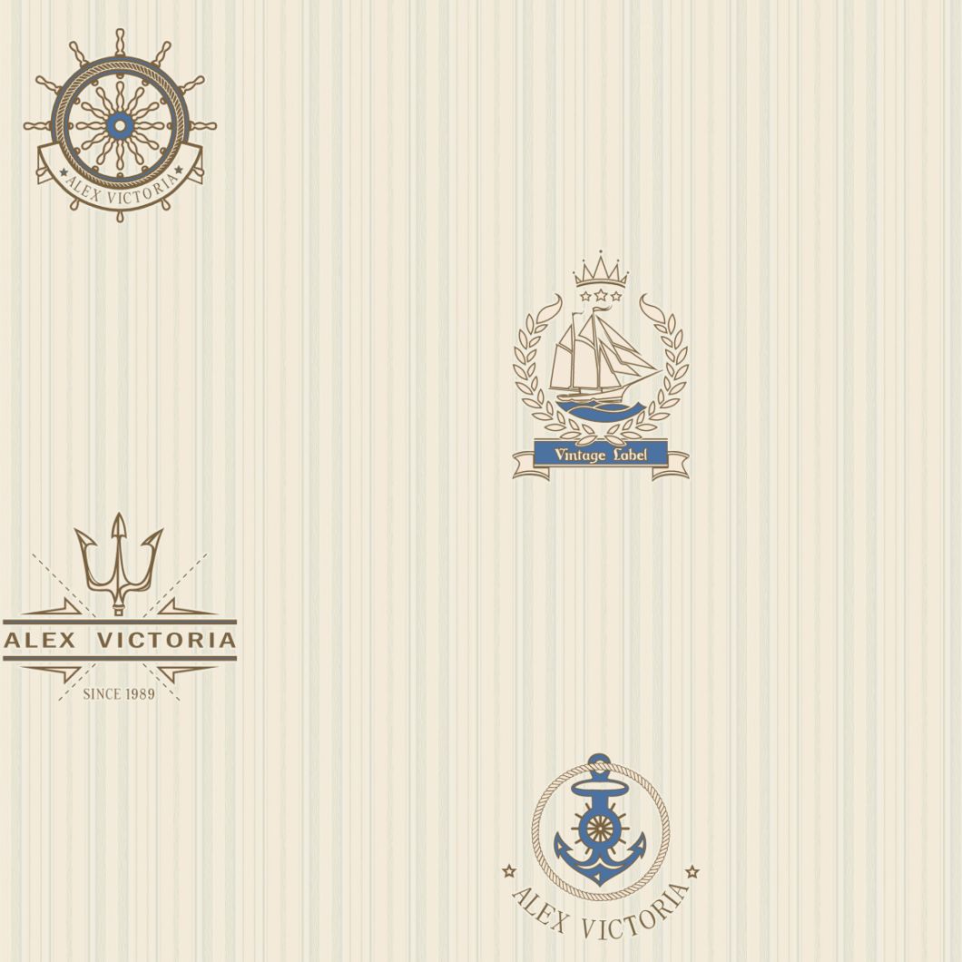 New PVC High Quality Wallpaper Kids Voyager Design