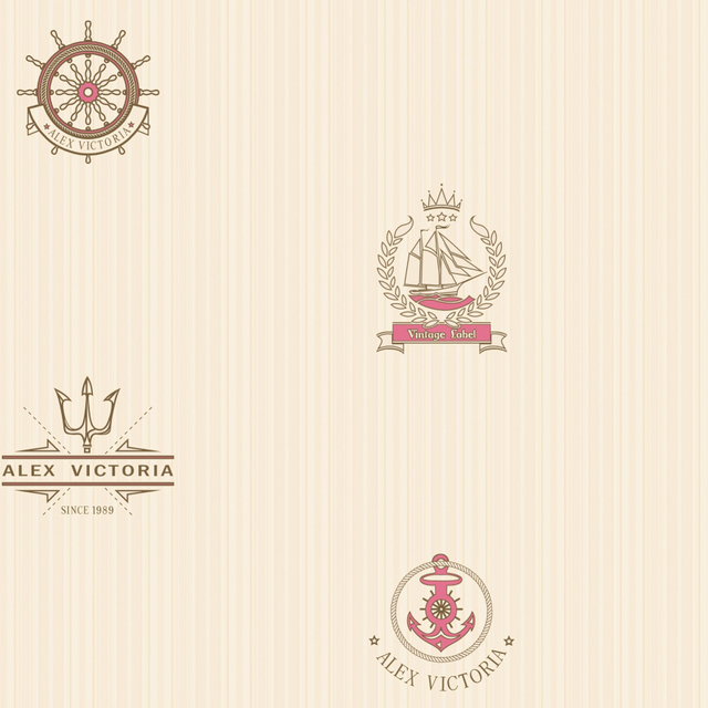 New PVC High Quality Wallpaper Kids Voyager Design