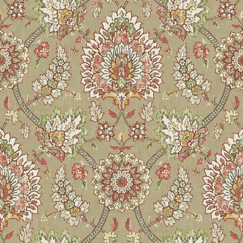 New PVC High Quality Wallpaper Classic Damask Design