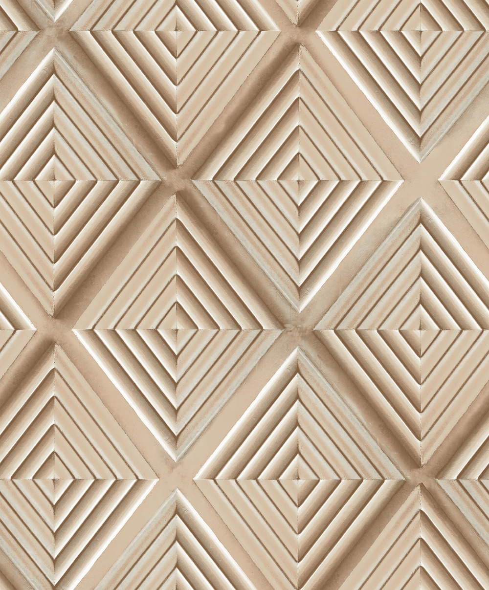 New PVC High Quality Wallpaper Modern 3D Relief Design