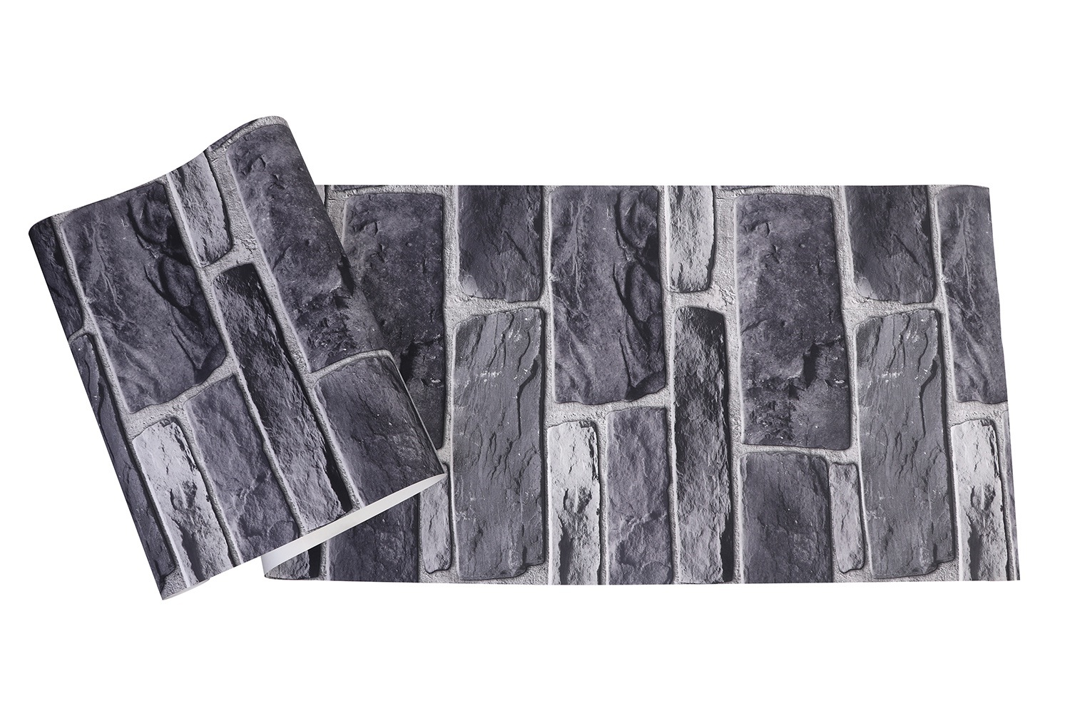 New PVC High Quality Wallpaper Modern Colorful Stone Brick Style