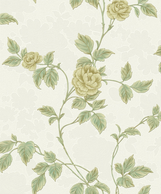 New PVC High Quality Wallpaper Deep Embossing Leaf Design