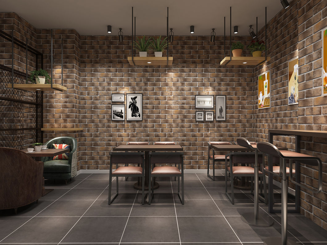 New PVC High Quality Wallpaper Modern Bricks Style