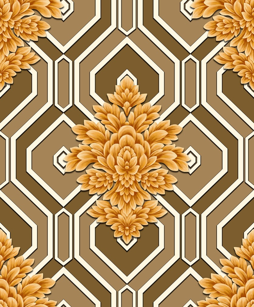 PVC Modern Wallpaper Factory Price 3D Design Waterproof Vinyl Luxury Wall Paper for Home Decoration
