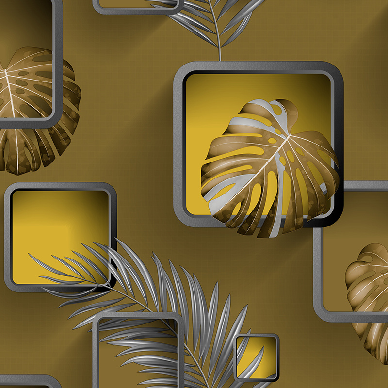 Factory Price PVC Wall Paper Modern 3D Design Vinyl Luxury Wallpaper for Home Decoration