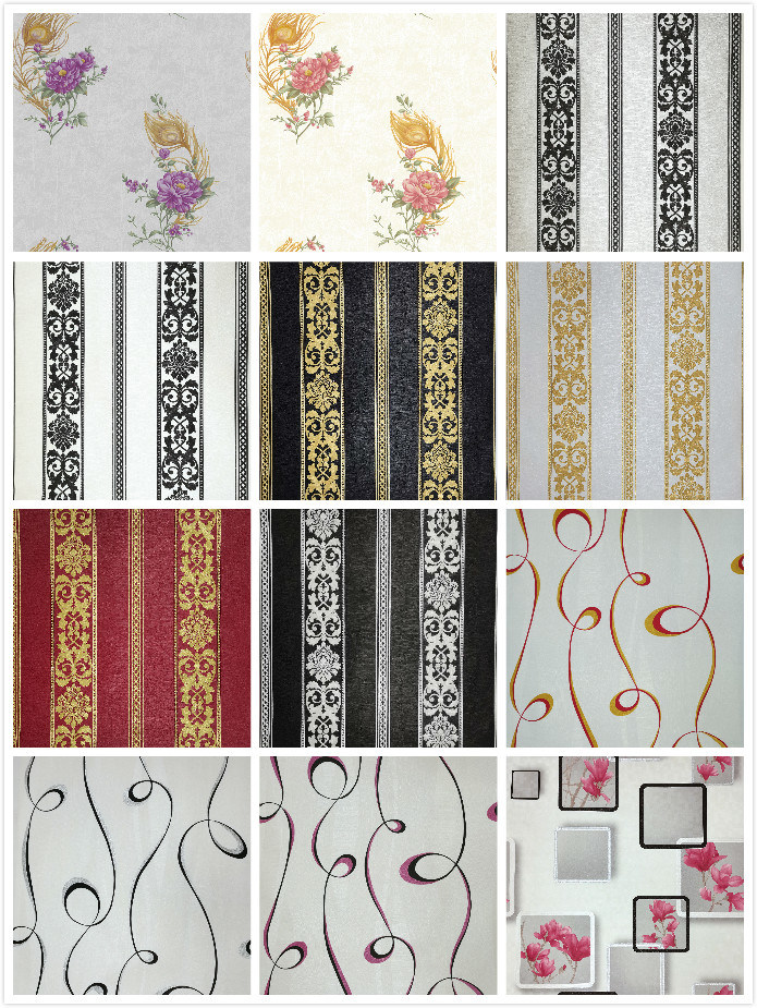 High Quality PVC Vinyl Wallpaper for Home Decoration