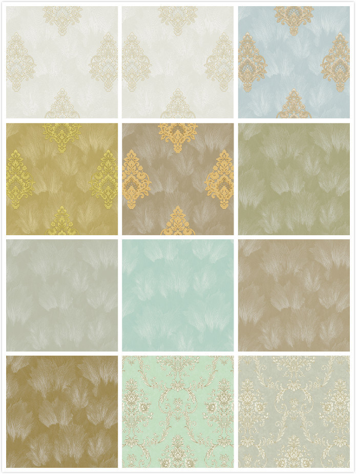 Luxury Wall Paper PVC Vinyl 106 Wallpaper for Home Decor