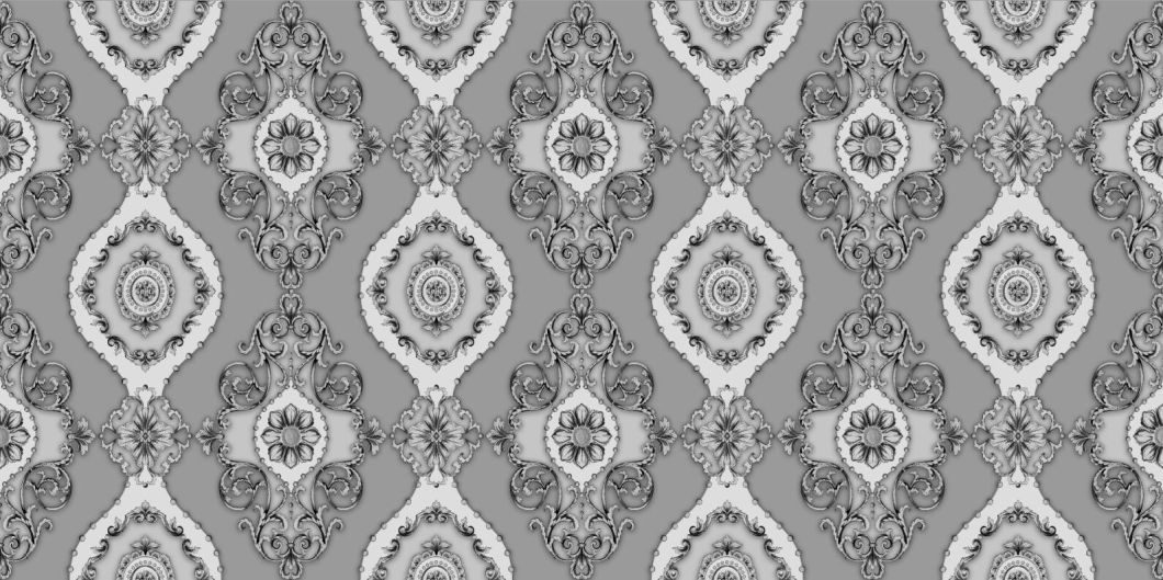 1.06 PVC Damask Flower Design High Quality PVC Wallpaper Covering
