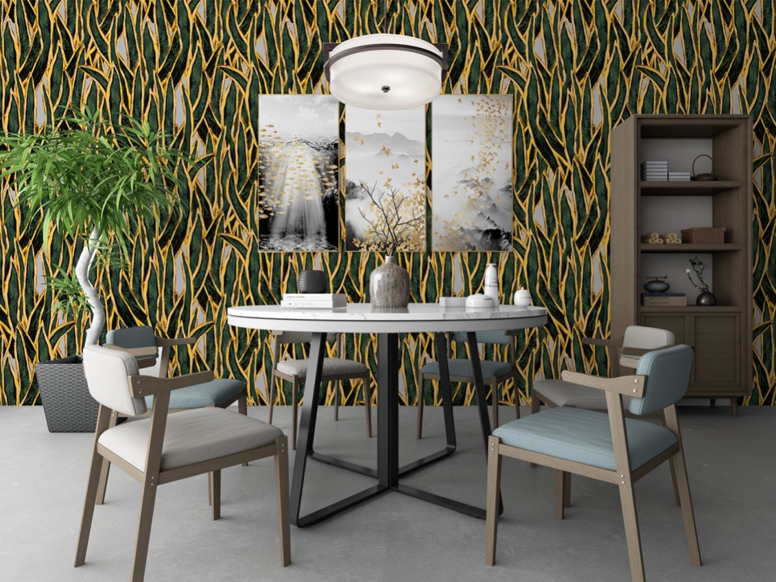 New Modern Classic PVC Decoration Wallpaper