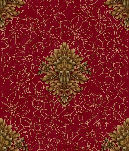 PVC Vinyl Wallpaper 3D Modern Wall Paper Damask Wallpaper for Living Room