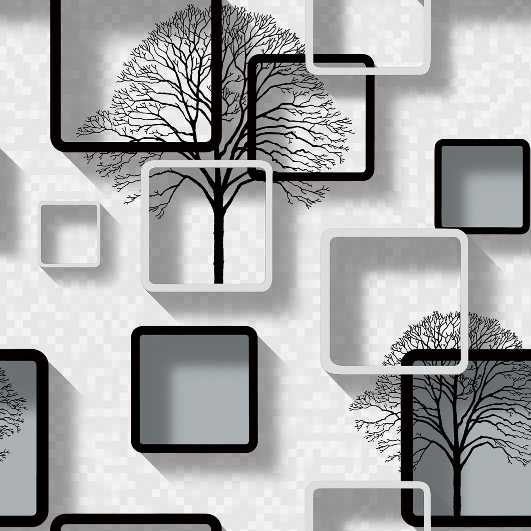 New Modern Classic PVC Decoration 3D Design Wallpaper