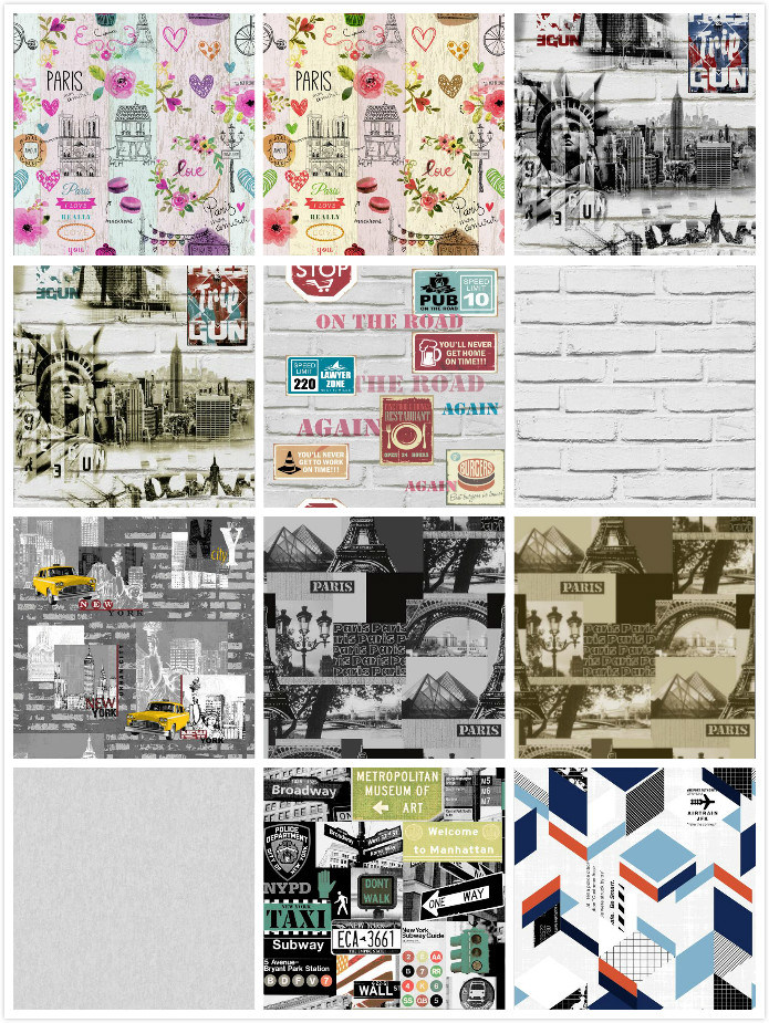 PVC Wallpaper Child Wallpaper Vinyl Wall Paper for Children