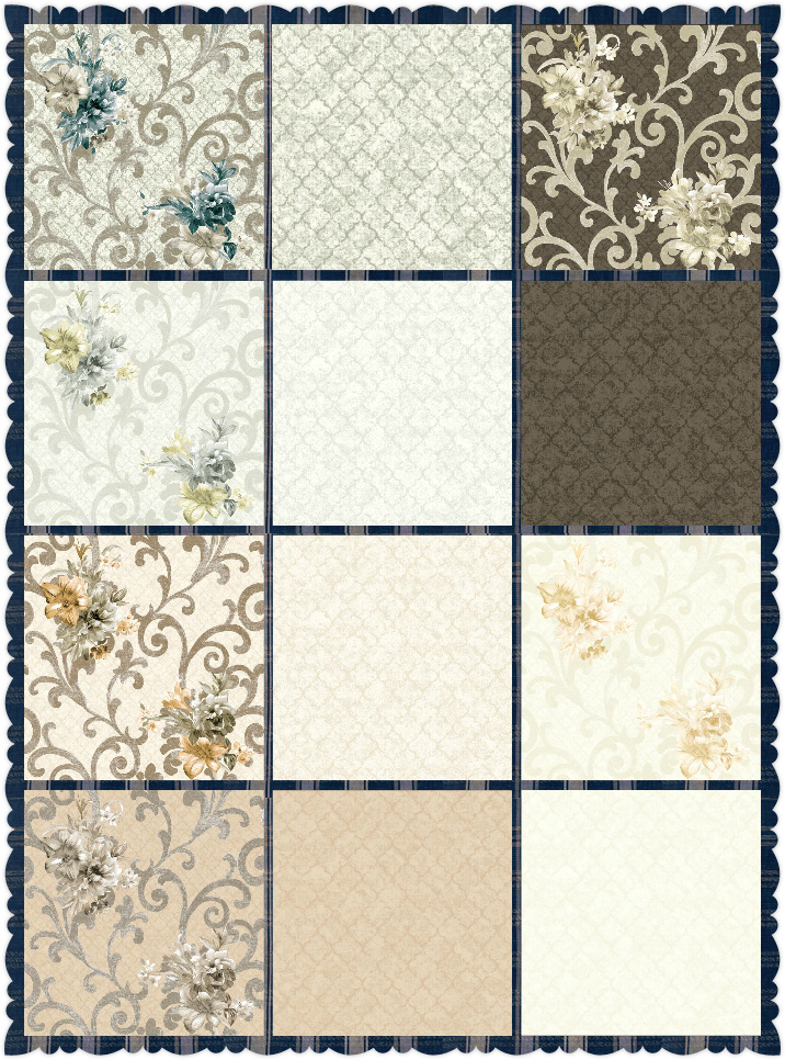 High Quality PVC Wallpaper Luxury Wall Paper for Living Room
