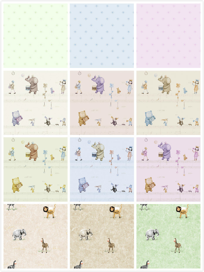 PVC Wallpaper High Quality Wall Paper for Children Room