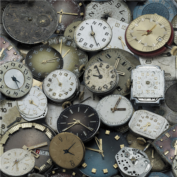 2021 New Design PVC Wallpaper Modern Industrial Timepiece Design