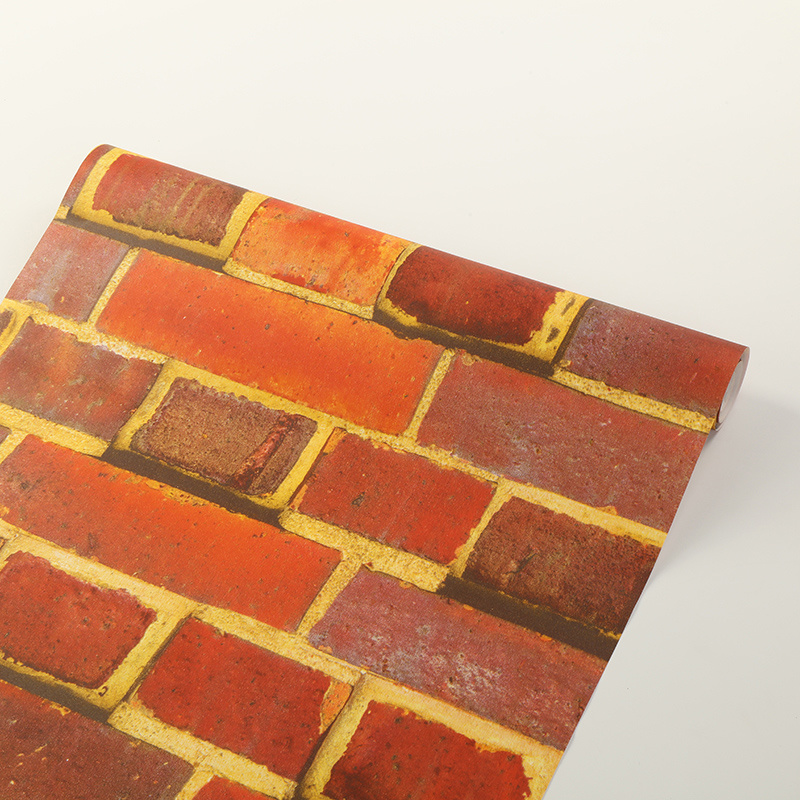3D Brick Wallpaper Waterproof Wall Paper Wall Covering for Home Decor