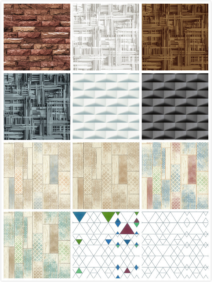 3D Modern Wallpaper High Quality Vinyl Wall Paper