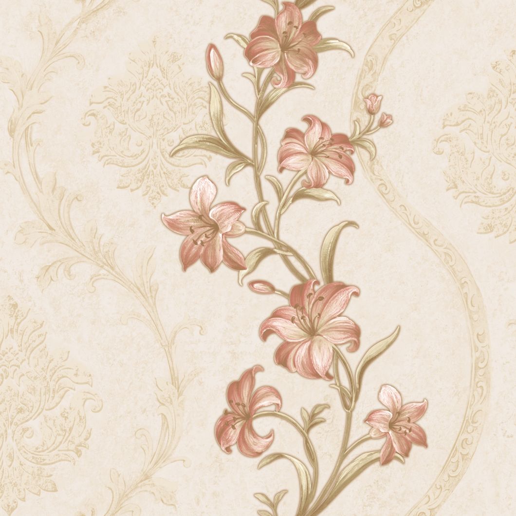 2021 New PVC Classic Flower Design High Quality Wallpapers