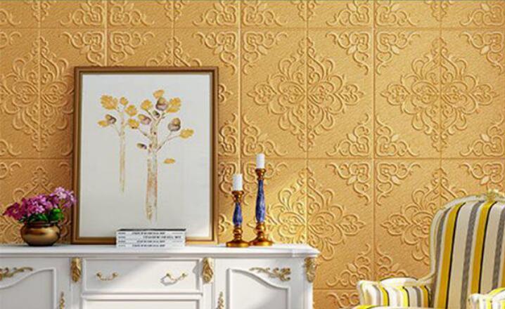 Self Adhesive XPE Foam Wallpaper Sticker Brick 3D Wall Decoration