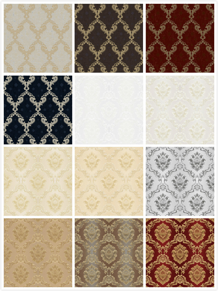 PVC Wallpaper Luxury Wall Paper for Home Decoration