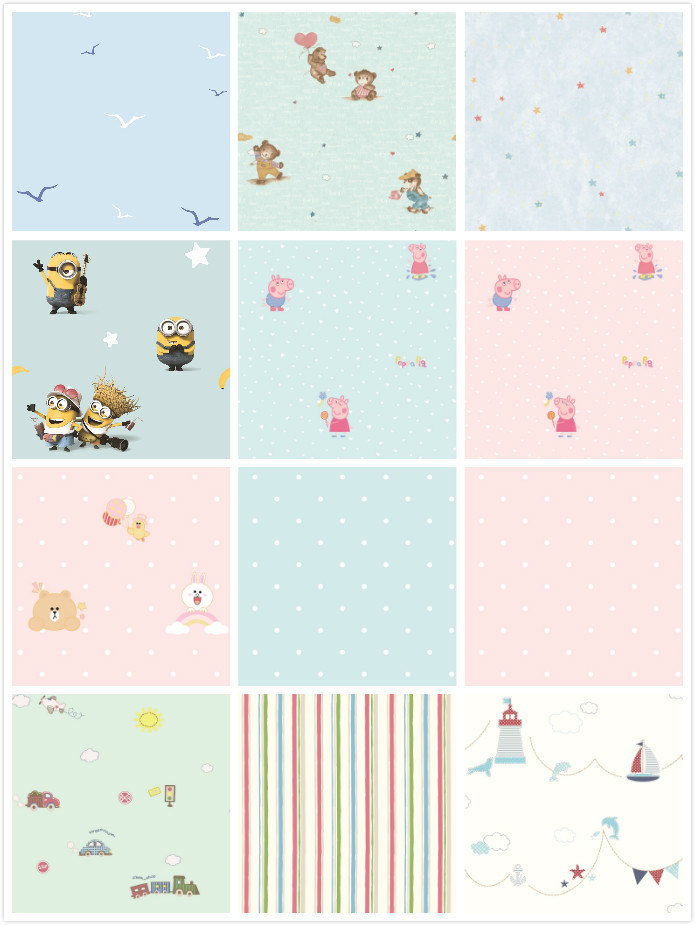 PVC Wall Paper Child High Quality Wallpaper for Children Room