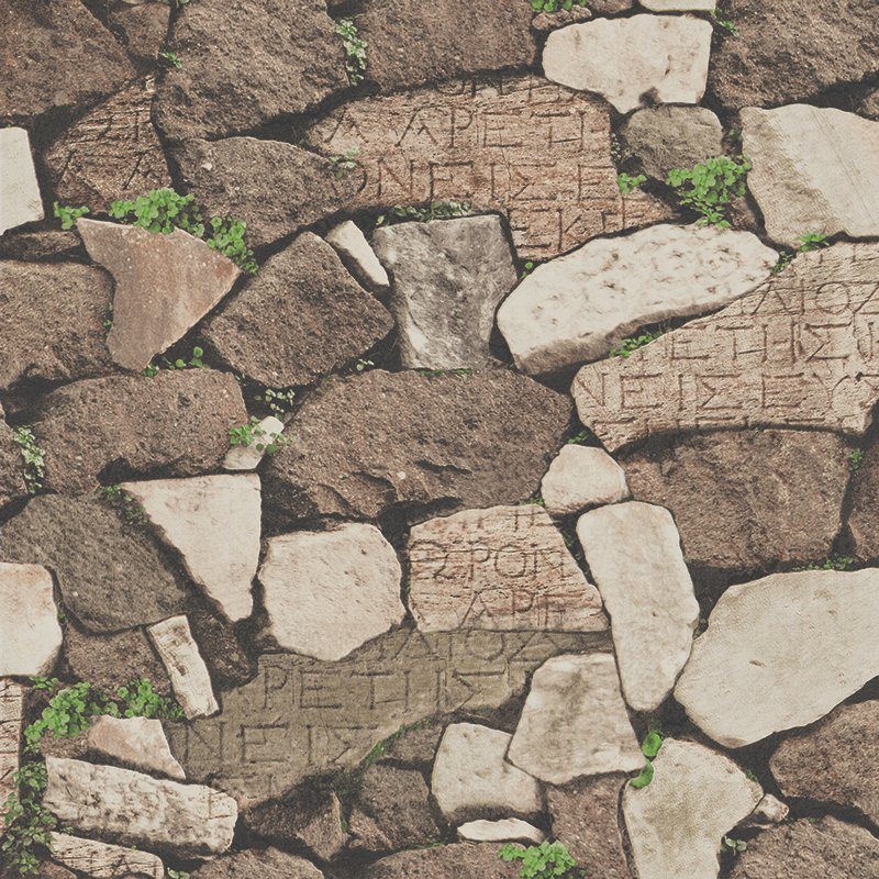 PVC Vinyl Wallpaper Modern Stone 3D Wall Paper
