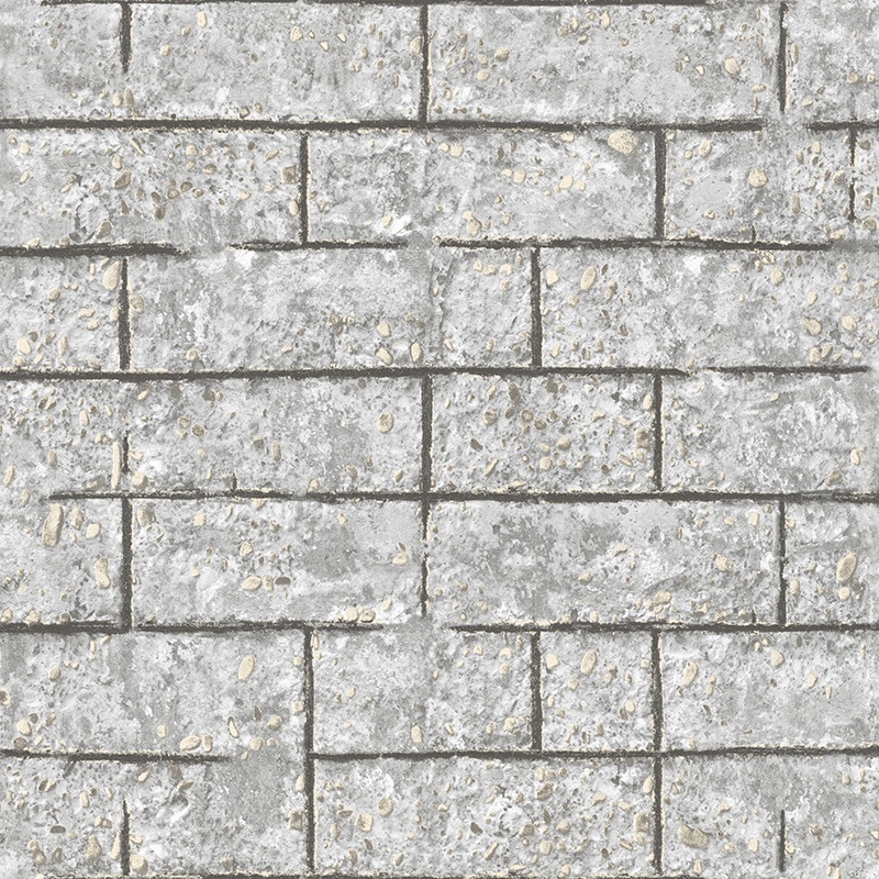 New PVC High Quality Wallpaper Modern Bricks Design