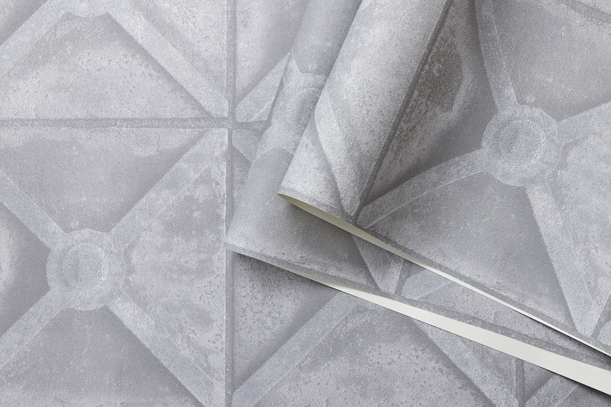 New PVC High Quality Wallpaper Modern 3D Industrial Design