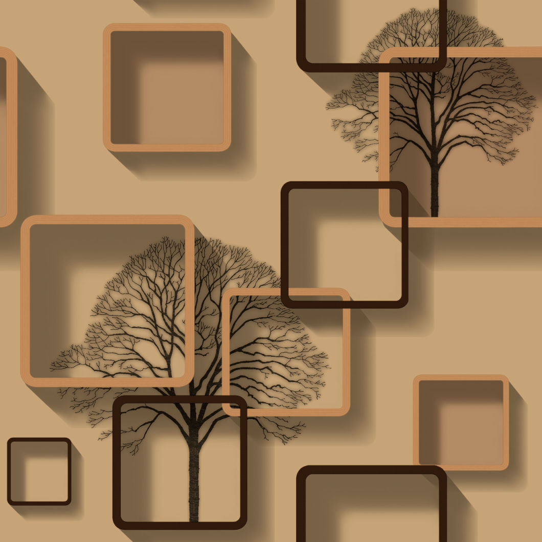 New PVC High Quality Wallpaper Modern Design