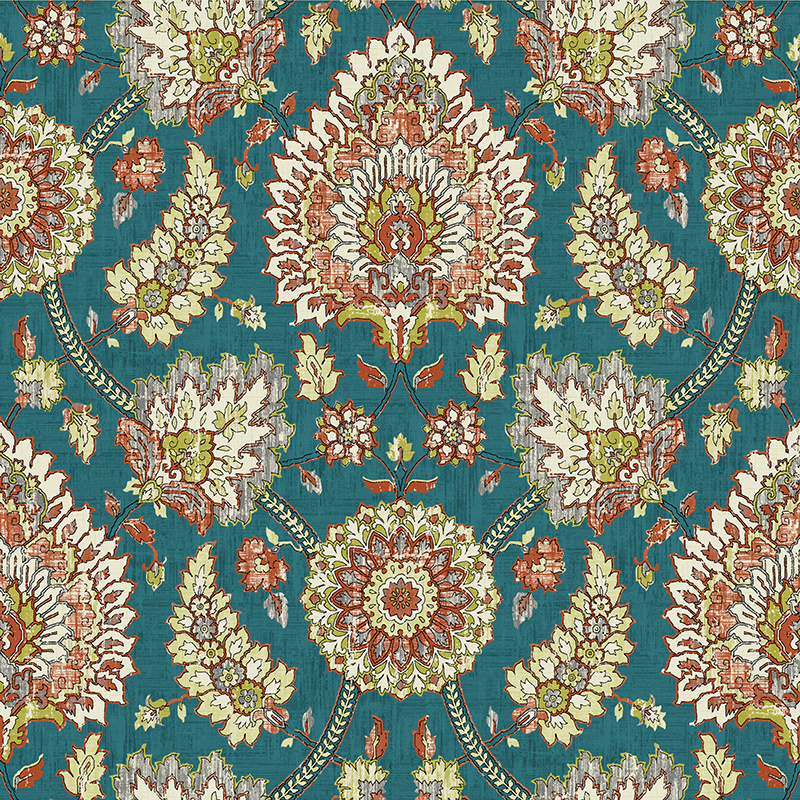 New PVC High Quality Wallpaper Classic Damask Design