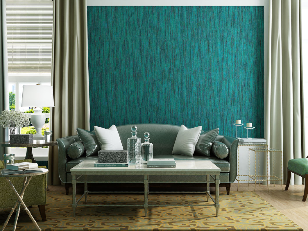 New PVC High Quality Wallpaper Modern Luxury Plain Style