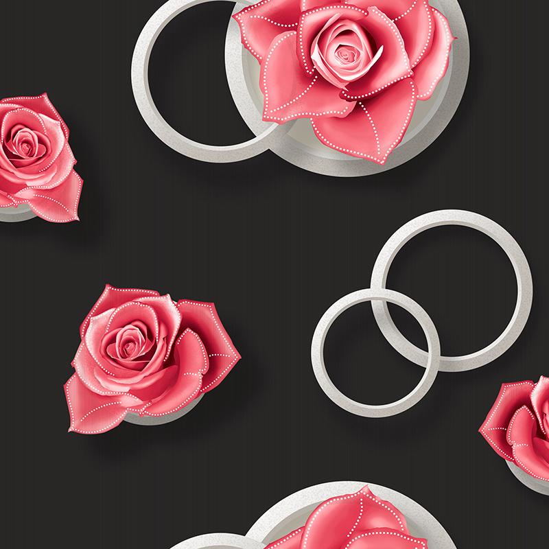 Factory Price PVC Wall Paper 3D Waterproof Vinyl Modern Design Luxury Wallpaper for Home Decoration