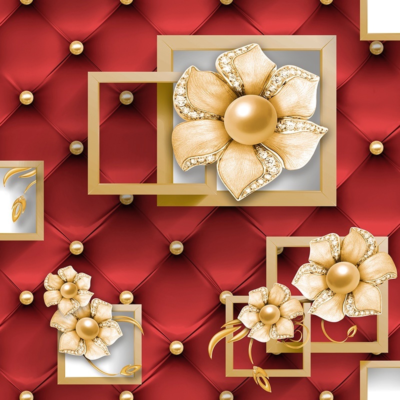 Factory Price PVC Wallpaper Modern 3D Design Vinyl Luxury Wall Paper for Home Decor