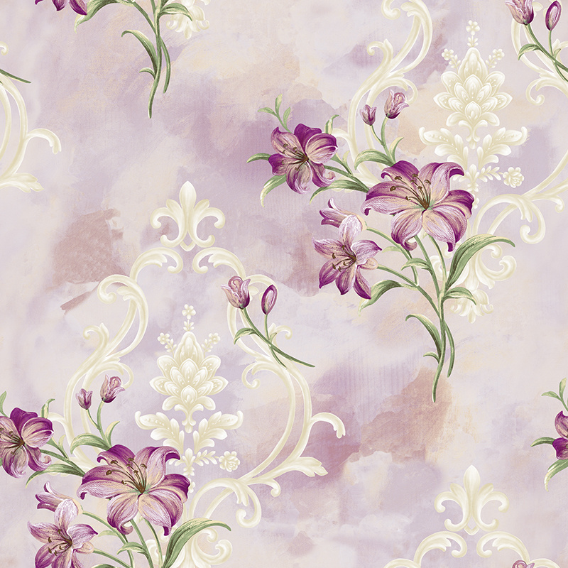 Factory Price PVC Wall Paper Vinyl Modern 3D Design Luxury Wallpaper for Living Room