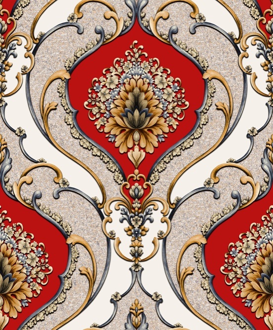 PVC Modern Wallpaper Factory Price 3D Design Waterproof Vinyl Luxury Wall Paper for Home Decoration