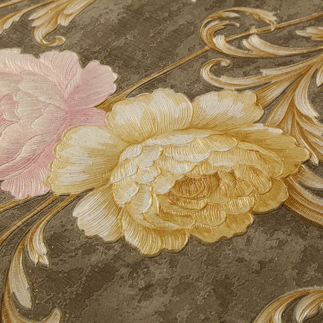 Vinyl PVC Wallpaper Classic Wall Paper Wall Covering for Home Decoration