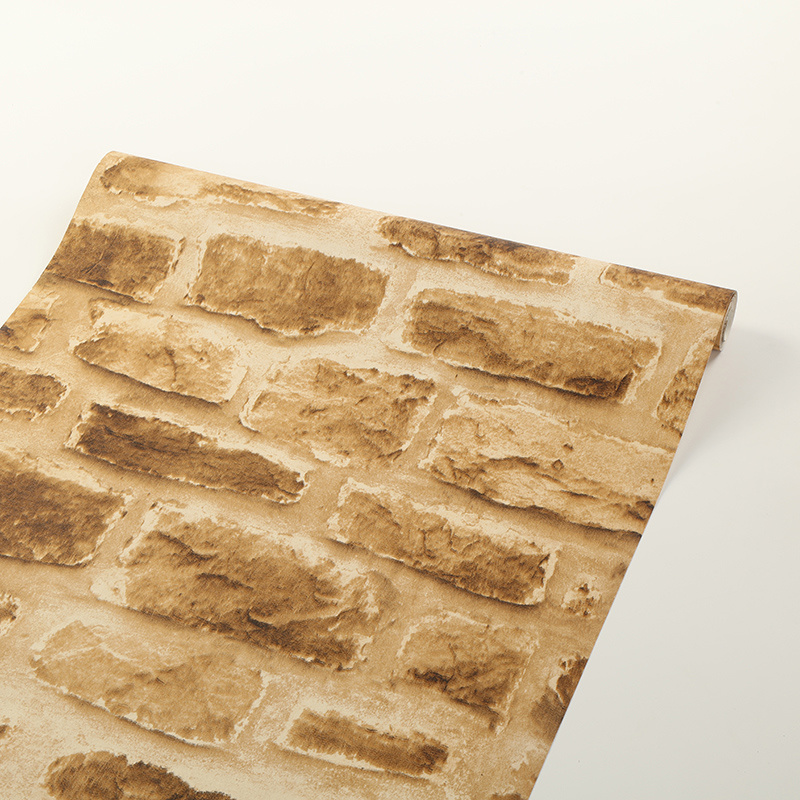 Waterproof Vinyl PVC Wallpaper 3D Modern Wall Covering for Home Decor