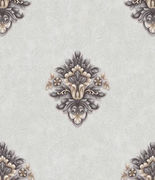 PVC Vinyl Wallpaper 3D Modern Wall Paper Damask Wallpaper for Living Room