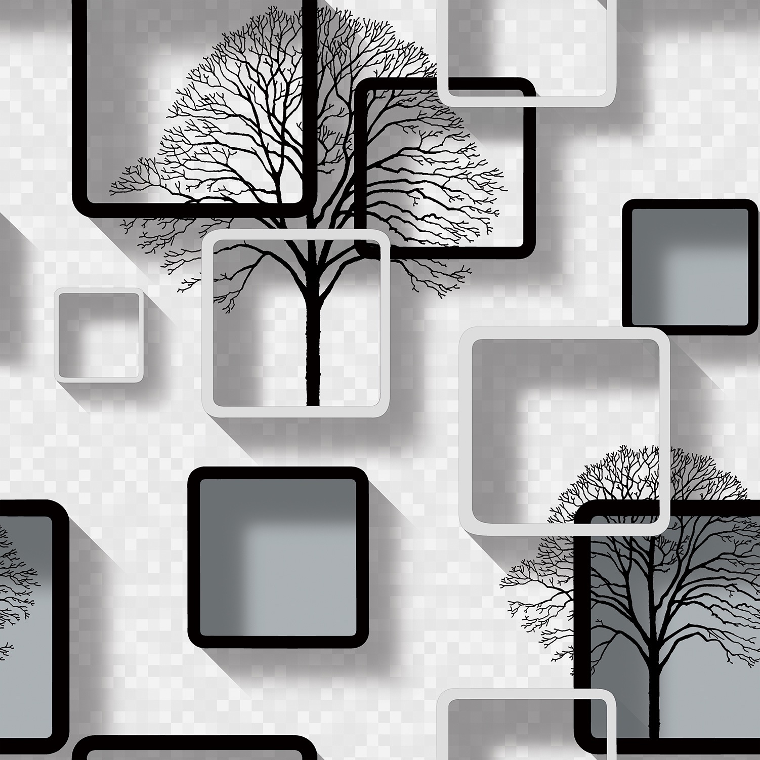 New Modern Classic PVC Decoration 3D Design Wallpaper